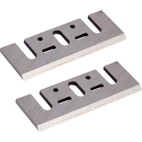 Lame De Raboteuse - 82x28x3 mm - Acier À Haute Vitesse HSS - Pour Raboteuse Électrique 3-1/4 Pouces - Lot De 2