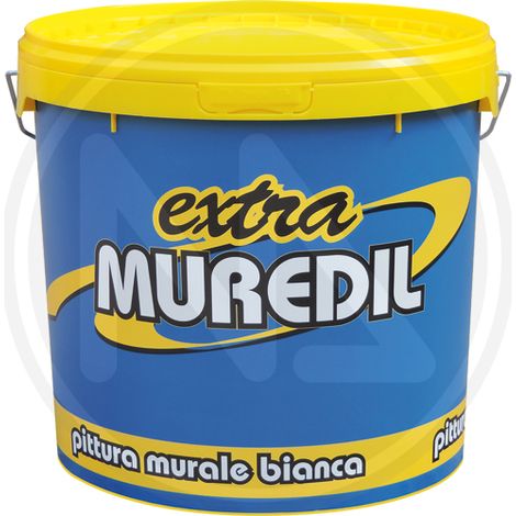 Pittura Murale Bianca Idropittura Traspirante Extra Muredil 14 Lt.