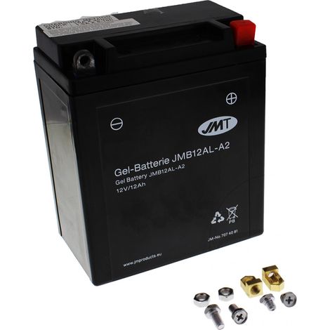 JMT YB12AL-A2 12V 12Ah Gel-Batterie (entspricht Yuasa YB12AL-A2)
