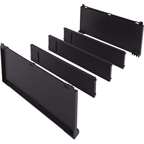 Accessoires AMBIA-LINE design acier hauteurs M et K - BLUM - Set range-bouteilles (livré sans cadre) - Pour cadre 200 mm - Noir carbone mat