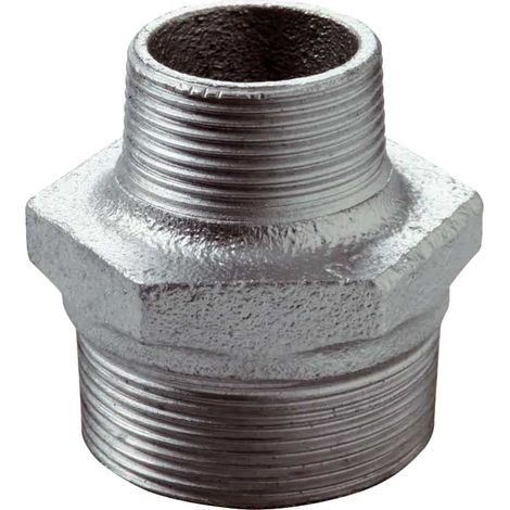 "NIPLES RIDOTTO IN GHISA ZINCATA 2""""1/2 x 2"