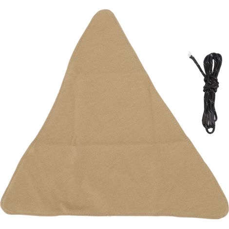 Trépied tabouret tissu Portable pliable Triangle tabouret tissu artisanat anti-rayures toile Camping tabouret tissu pour la pêche kaki (1/5)