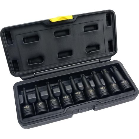 Set di chiavi a bussola Torx a stella da 1/2", 9 pezzi, acciaio CrMo, Waryński (1/5)
