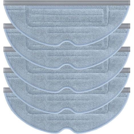 Lot de 5 Serpillres de Rechange pour Aspirateur T7 T7plus S7,Chiffons de Nettoyage pour Aspirateur Roborock S7