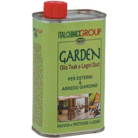12 x GARDEN OLIO P/TEAK E LEGNI DURI 500 ML