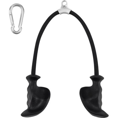 Corde Triceps Musculation, Corde de Tension de Triceps pour l'Entraînement des Biceps et des Triceps, pour Poulie à Câble ou Tour de Poids (1/5)