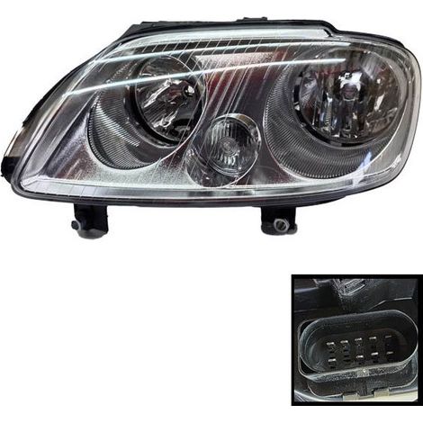 Phare gauche pour Volkswagen Caddy 2004-2010 505907, avec moteur