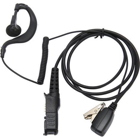 Écouteur en forme de G avec câble PU, microphone et bouton PTT pour talkie-walkie XPR3500e, XPR3300, XPR3000, XPR3300e, XPR3500, XIR P6620 (1/5)