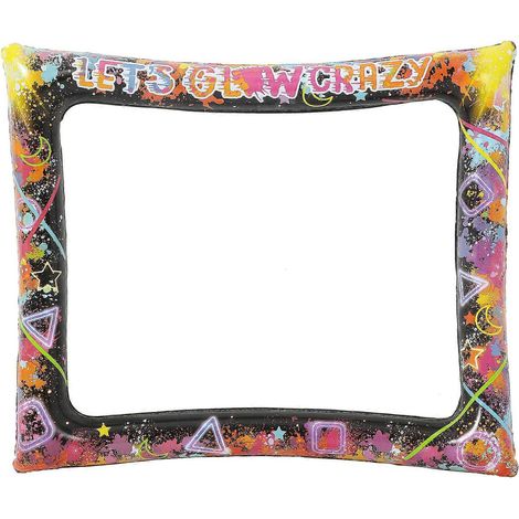 Cadre photo gonflable pour selfies, accessoire photo, cabine photo, décoration d'anniversaire, accessoire de fête-75.00X65.00X0.10CM