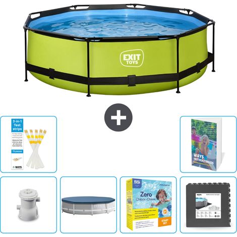 Exit Pool Rund - 300x76 cm - 7-teilig S259