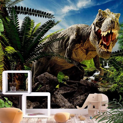 Papier peint Angry Tyrannosaur - 250 x 175 cm (1/4)