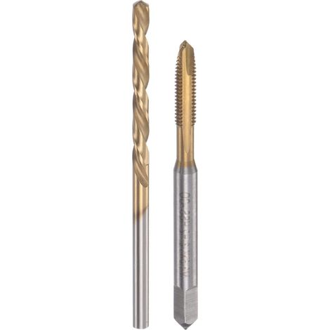Taraud à pointe spiralée M3,5x0,6 HSS M35 titane, pour métal (1/5)