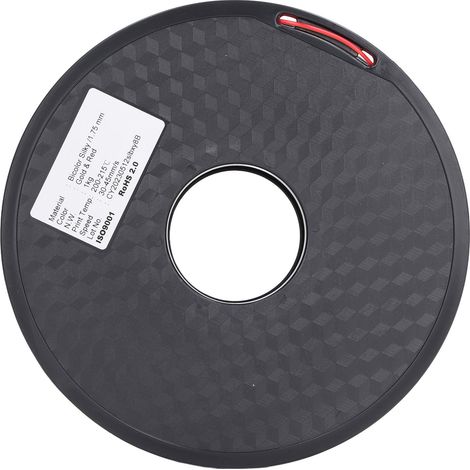 1,75 mm zweifarbiges PLA-Filament (rot und gold), seidig glänzend, 3D-Druck-Verbrauchsmaterial, Premium-Spule, glänzende Oberfläche, hochwertige Verpackung (1/5)