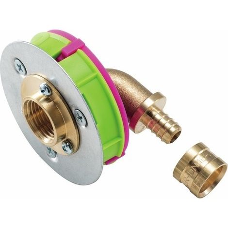 Sortie de cloison simple Starfix PER à glissement Ø16 - femelle 1/2'' (15/21)