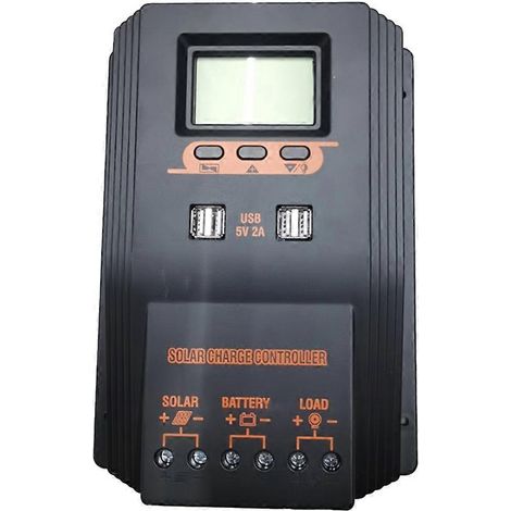 80A MPPT/PWM-Solarladeregler, Solarmodulregler, LCD-Bildschirm, verschiedene Ladesteuerungsmodi (1/5)