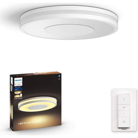 Philips Hue White Ambiance Plafoniera Smart Being, Luce Bianca da Calda a Fredda, 32W, Bianco, Telecomando Dimmer Switch Incluso (1/5)