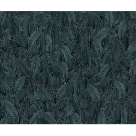 Komar Wandtapete - Bain de Feuilles - 250 x 300 cm - Vlies Digitaldruck - Minimalistisch Modern (1/5)