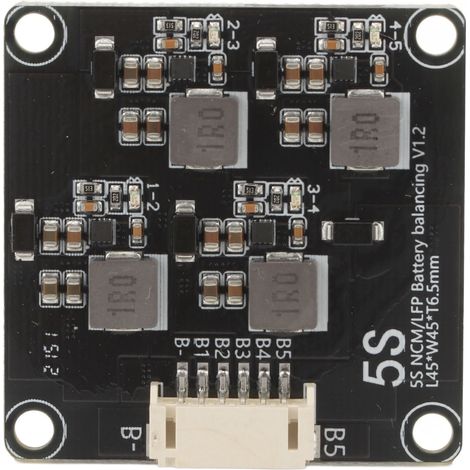 5S 1,2A Induktiver Batteriebalancer, Aktives Balancermodul für ternäre Eisen-Lithium-Batterien 2–4,5 V (1/5)
