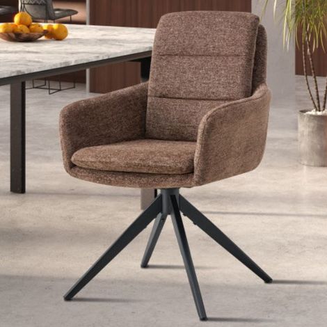 Chaise Isolde  59 x 65 x 93 cm  Marron (1/5)
