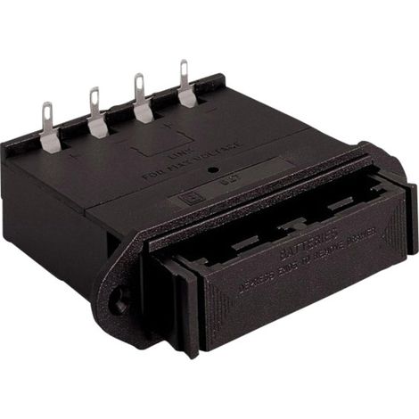 Bulgin BX0027 Batteriehalter 4x Mignon (AA) Lötanschluss (L x B x H) 95.3 x 61.2 x 26 mm