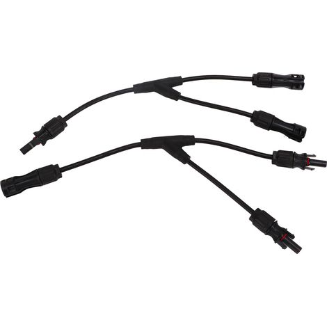 2 Pièces Connecteur Y PV 2 en 1 Solaire IP68 Étanche Ignifuge PPE Câble Parallèle pour Panneaux (1/5)