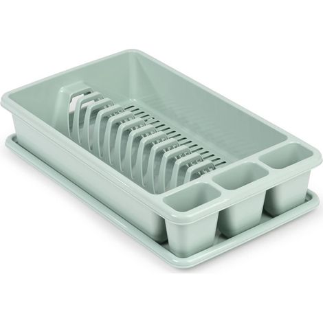 Escurreplato de plastico mediano Verde claro (1/4)