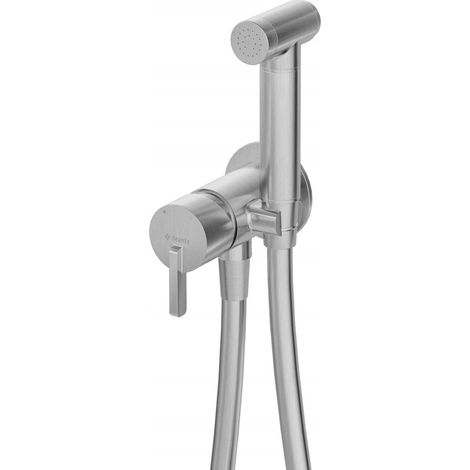 Grifo bidé empotrado CON cabezal de ducha bidé, acero BQS F34M