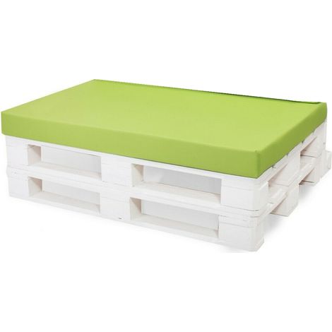 Coussin pour palette 120x50 citron, coussins de jardin, grands coussins de sol, coussins de sol pour enfants Coussin d'extérieur