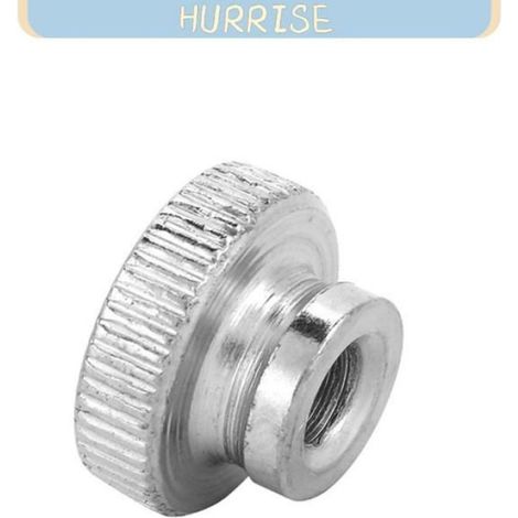 Ecrou Moleté - Acier Au Carbone Nickelé - Pour Fixation Manuelle Sans Outil - M3 M4 M5 M6 M8 M10 - Lot de 5 pièces (1/5)