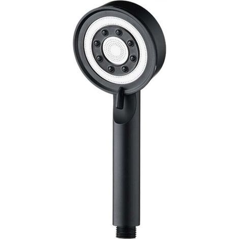 Pommeau de Douche, Pommeau Douche Anti Calcaire Économie d'Eau, Douchette Douche avec 5 modes de jet ( Misted Black) (1/5)