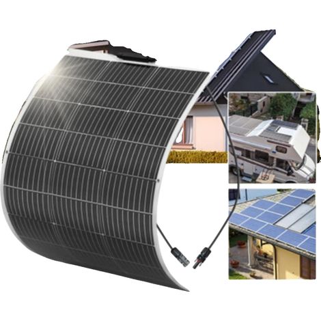 Panneau Solaire, Design Léger, Construction Durable, 16.5V 100W 97.5x55cm (1/2)