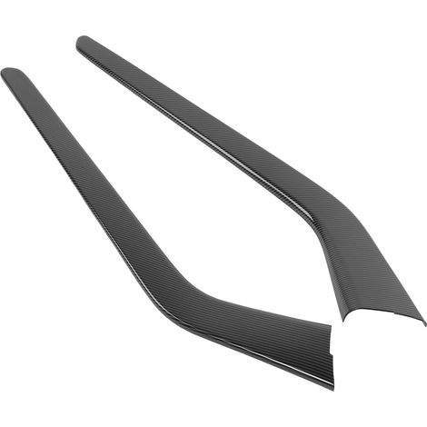 2 Stück Mittelkonsolen-Seitenverkleidung im Carbonfaser-Look, passend für Tesla Model 3 2019-2021 (1/5)