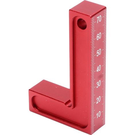 90°-Positionierwinkel, L-förmiges Lineal aus Aluminiumlegierung, Messwerkzeuge für die Holzbearbeitung, Präzisionslehre (1/5)