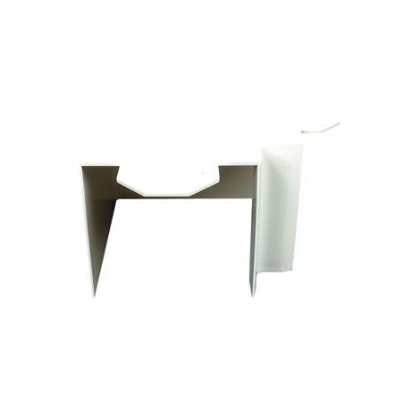Angle plat Kleinhuis 90° W6060.3 60 x 62 mm avec pattes de fixation