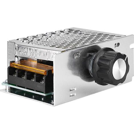 Variateur pour Moteur 220V, Rgulateur de Tension AC 4000W, Variateur de Tension 220V, Variateur de Vitesse pour Moteur, Rgulateur de Vitesse pour Mote (1/5)