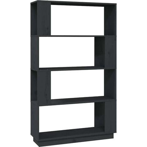 Maison Exclusive - Bücherregal/Raumteiler Grau 80x25x132 cm Massi (1/5)