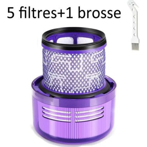 5 Pack Filtres pour Dyson V11 Absolute Extra Pro, V11 Torque Drive Animal, V15 Detect sans fil Aspirateur SV14 SV17 SV22 Hepa Filtre de Remplacement Lavable Remplace DY-970013-02 (1/5)