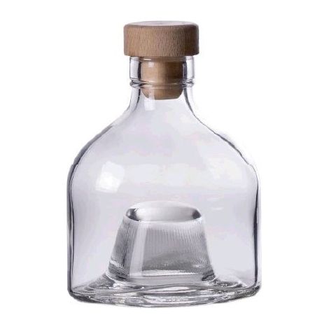Bottiglia Limoncello in Vetro Duplo con Tappo 200 cc
