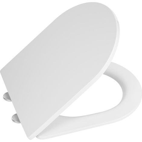 Abattant WC GERRY, SLIM, Soft Close, Easy Take, blanc (1/4)