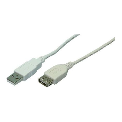 Logilink Câble d'extension USB Femelle USB Type-A 4 broches Mâle USB Type-A 4 broches 3 m (1/3)