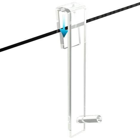 Crochets de porte douche transparents et rétractables, conception (1/5)