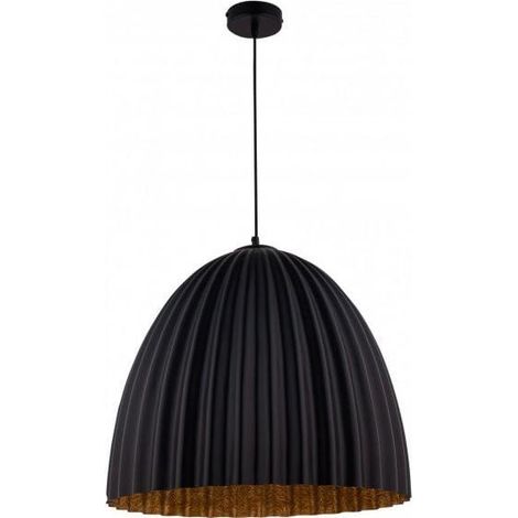 Suspension moderne noire/cuivre Ø70 E27 Telma Sigma