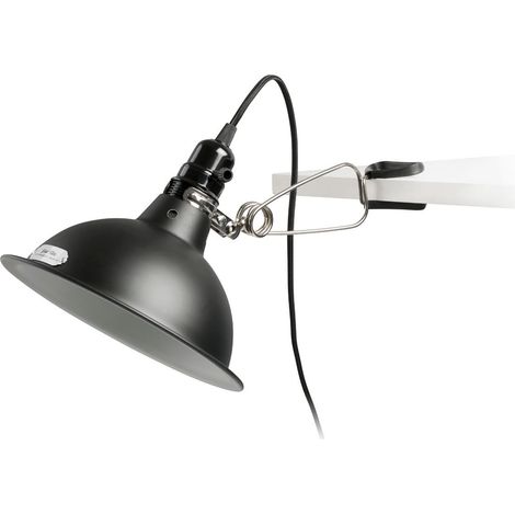 Pepper Lampada Con Clip Nero E27 40W Marca Faro