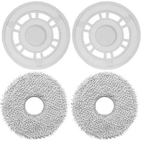 Chiffons de nettoyage avec porte-accessoires pour aspirateurs Ecovacs Deebot T30C Omni, T50 Pro Omni, N30 Pro Omni, T30 Pro Omni, T30S Combo, T50 Max Pro Omni, T50 Omni Gen2, T50 Pro Omni Gen2, T50 Ma (1/5)