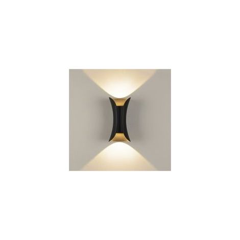 Applique murale LED 10W extérieur intérieur spots applique murale lumière extérieure moderne en aluminium IP65 up down spot lumière blanche chaude applique murale extérieure noir pour salon chambre