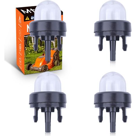 4 ampoules de amorçage pour Homelite Husqvarna Poulan Craftsman Sears Coupe-herbes Toro McCulloch Scie Taille-haie Souffleur Weedeater 188-512 (1/5)