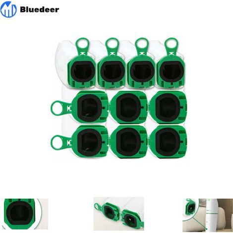 Lot de 10 Sacs D'aspirateur pour Vorwerk Kobold VB100 VB 100 FP100 FP 100 Sacs Filtrants de Qualité Supérieure pour Aspirateur Sans Filtre Kobold VB100 (1/5)