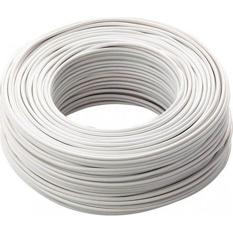 Cavo Unifilare Antifiamma 2,5 Mmq Bianco 100 Metri