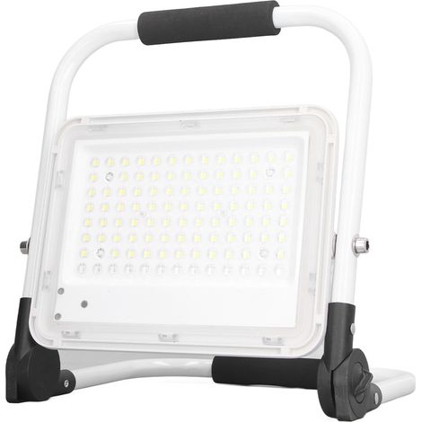 Lampe de chantier LED 100W 9000LM 120° Pliable Portable Rechargeable IP65 Projecteur de Travail AC100-240V Prise UE (1/5)
