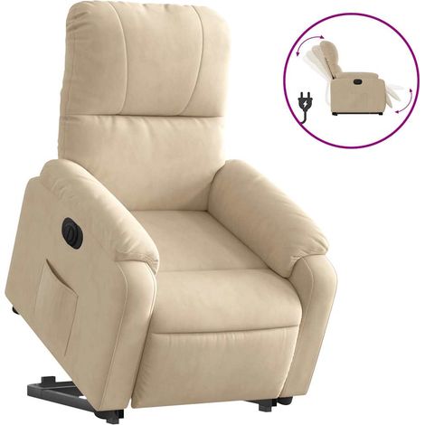 Maison Exclusive - Relaxsessel mit Aufstehhilfe Elektrisch Creme